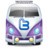 twitter bus purple Icon